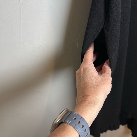 Umgee Linen Blend Boho Beachy High Low Frayed Hem Spring Summer Dress Size Small - Picture 10 of 13